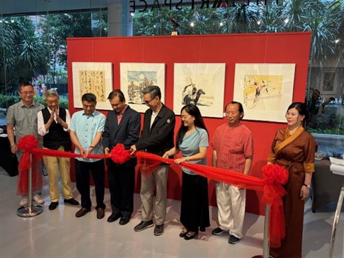《艺术行旅&middot;墨香四溢》艺术展在若轩艺术展示空间盛大开幕|策展人徐玲携手李宏壮部长共话文化新生态